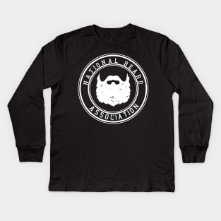 National Beard Association - Funny Barber Gift idea Kids Long Sleeve T-Shirt